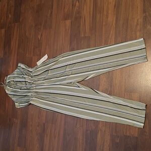 NWT Just Be striped jumpsuit